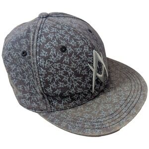 Volkl Cap Mens Blue All Over Print Casual Logo Embroidered Ski Skiing Size 7 5/8